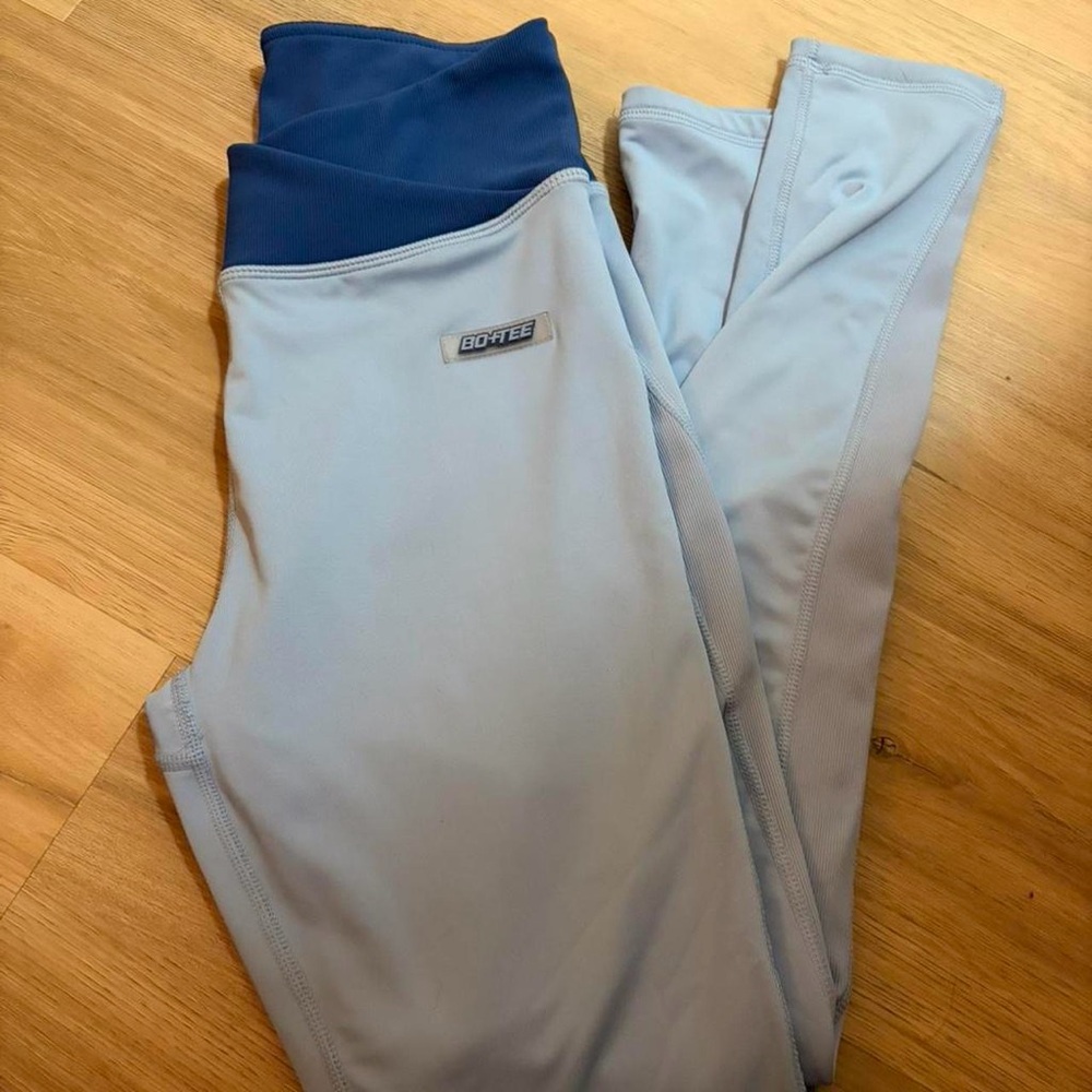 Bo+Tee Light Blue Leggings